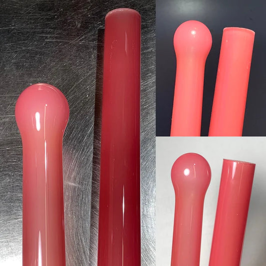 Clear over Dense Rose Tube